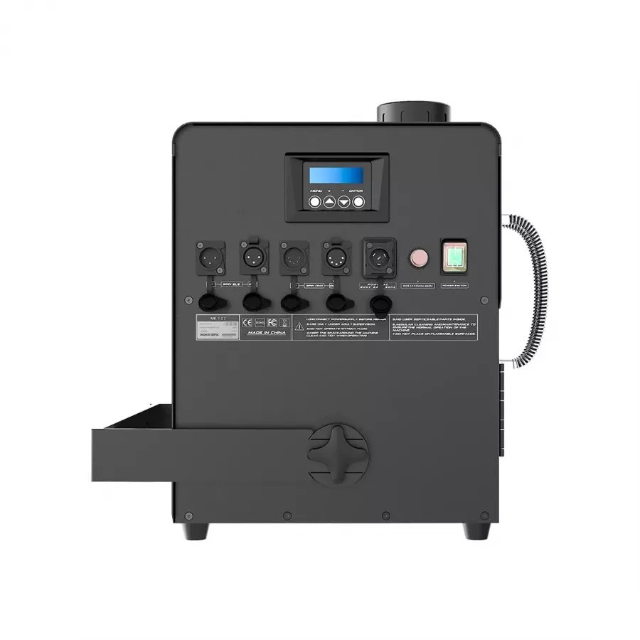 NOVA FOG JET - Mistmachine CO2 EFFECT, IP65 + LED 24x9W - Projectie 15 meter