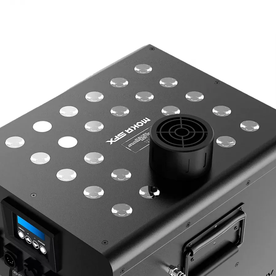NOVA FOG JET - Mistmachine CO2 EFFECT, IP65 + LED 24x9W - Projectie 15 meter