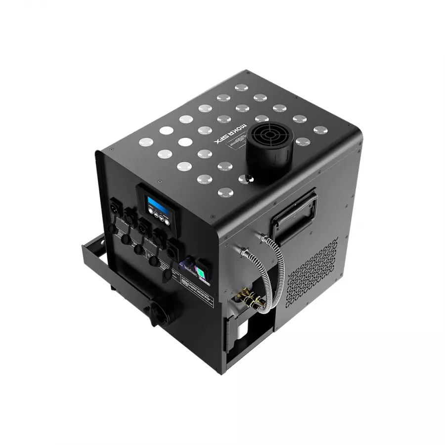NOVA FOG JET - Mistmachine CO2 EFFECT, IP65 + LED 24x9W - Projectie 15 meter