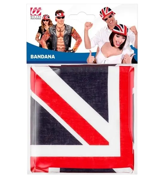 Bandana Groot-Brittannië 55 cm in katoen - Supporter en verkleedkleding