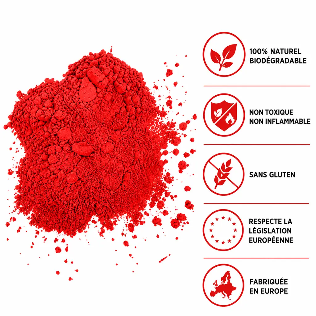 Holi-poeder ROOD - Zakje van 75 gram