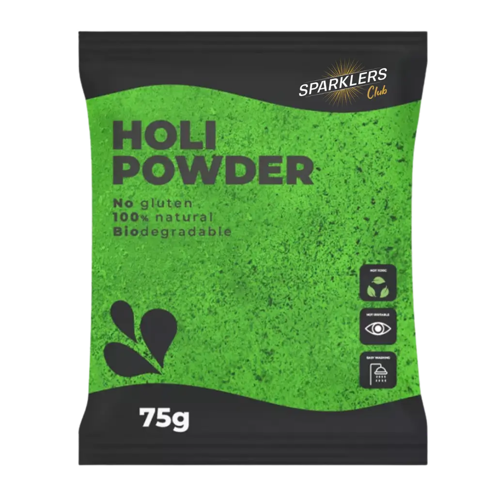 Holi-poeder GROEN - Zakje van 75 gram