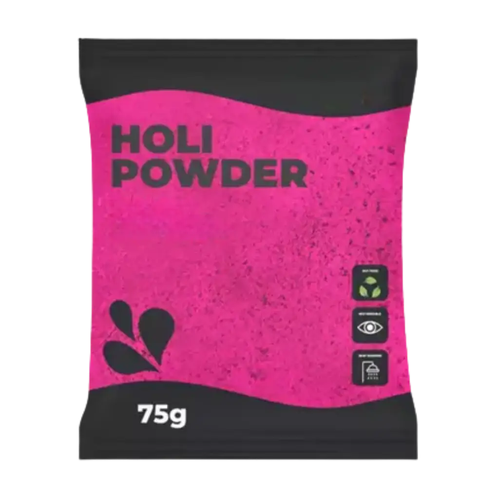 Holi-poeder ROZE - Zakje van 75 gram