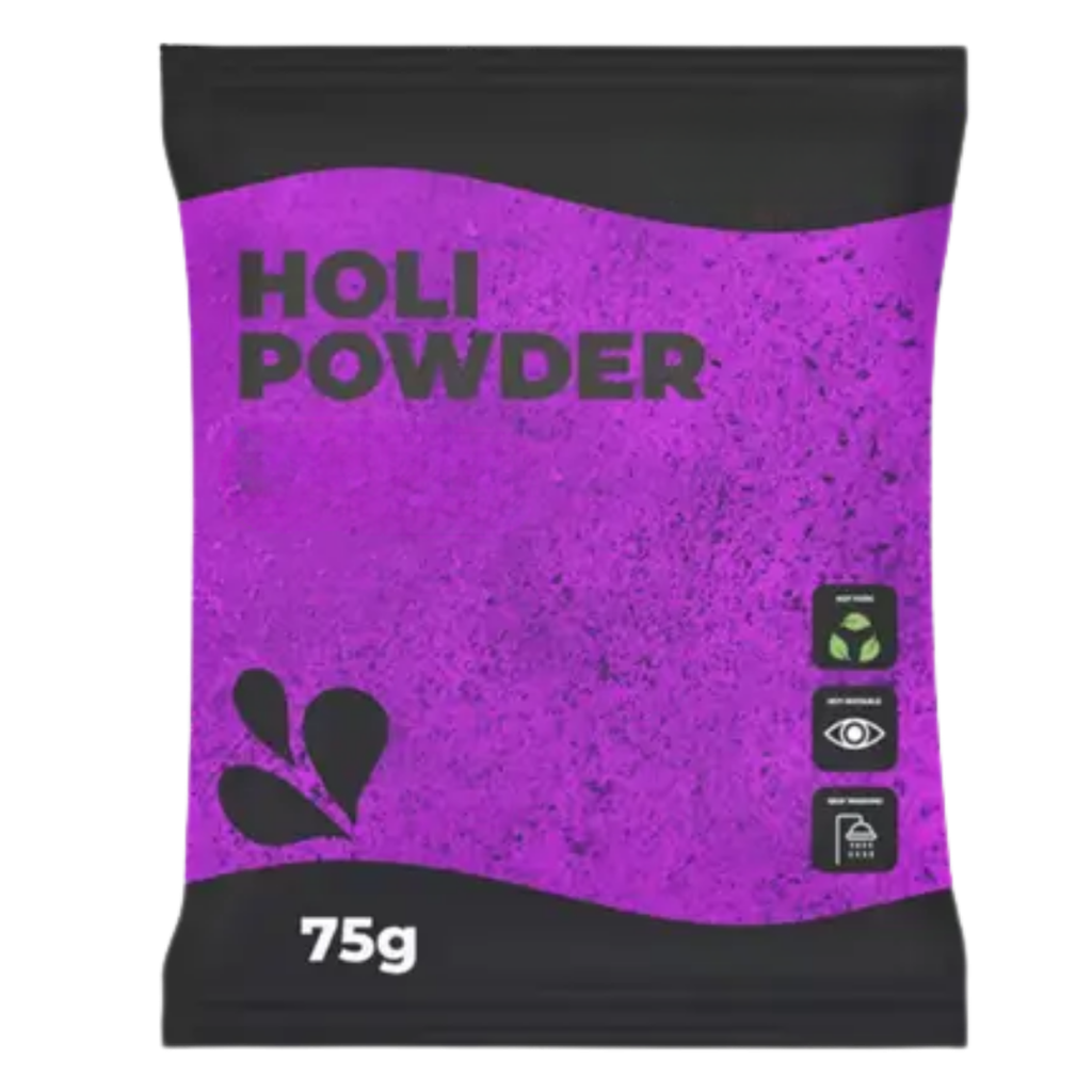Holi-poeder PAARS – Zakje van 75 gram