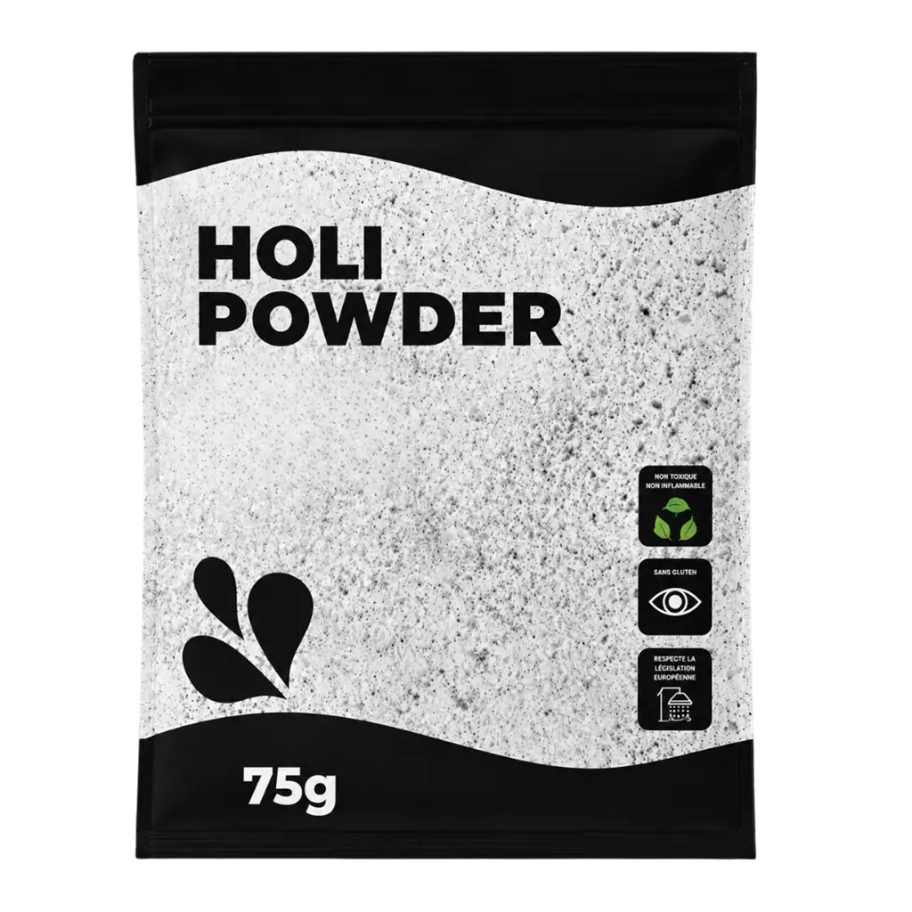 Holi-poeder WIT - Zakje van 75 gram