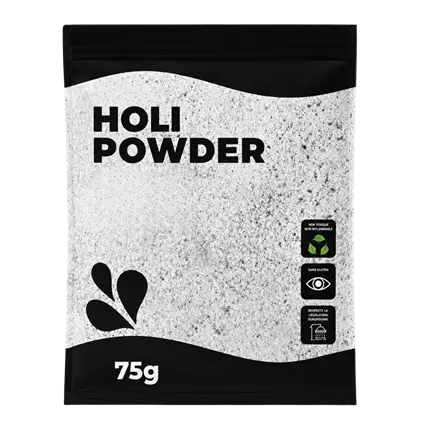 Holi-poeder WIT - Zakje van 75 gram
