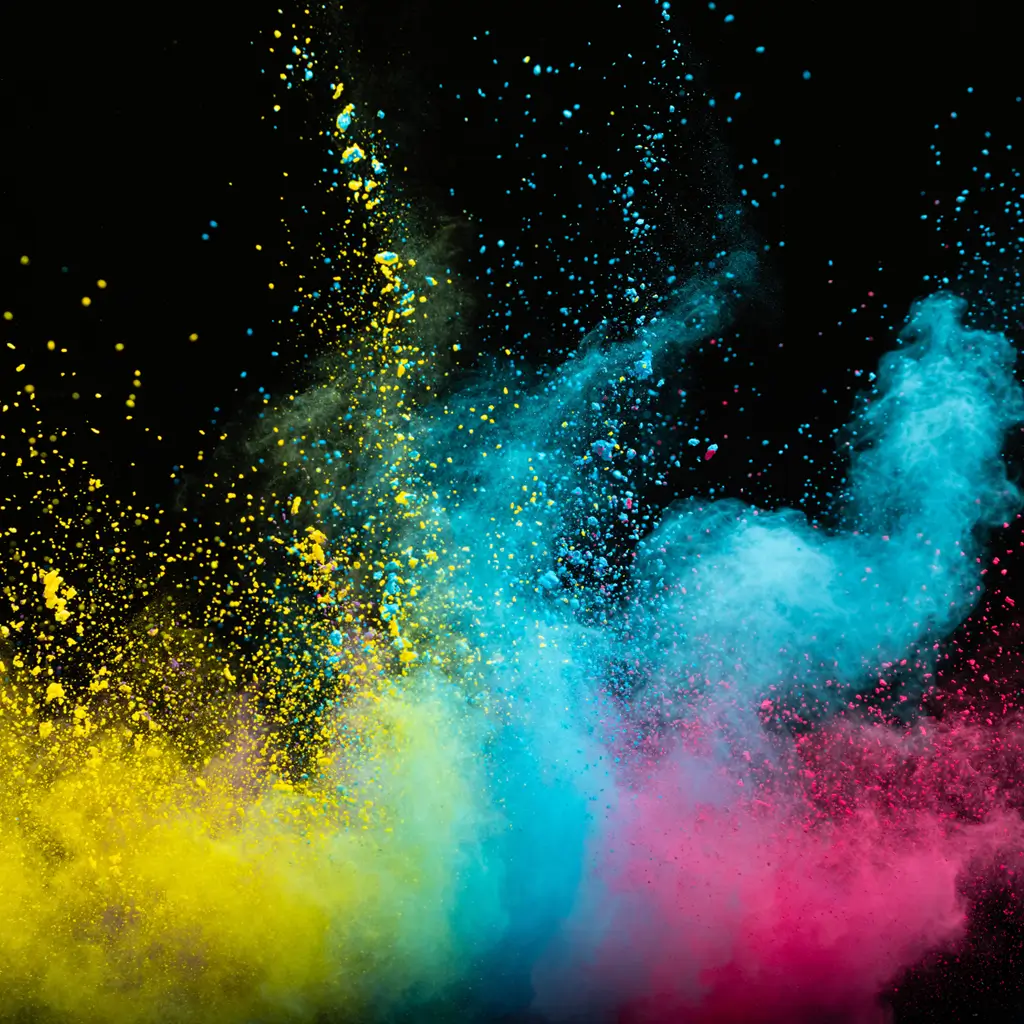 Holi-poeder ZWART - Zakje van 75 gram