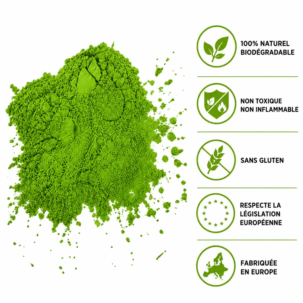 Groen Holi-poeder - Zakje van 1 kg