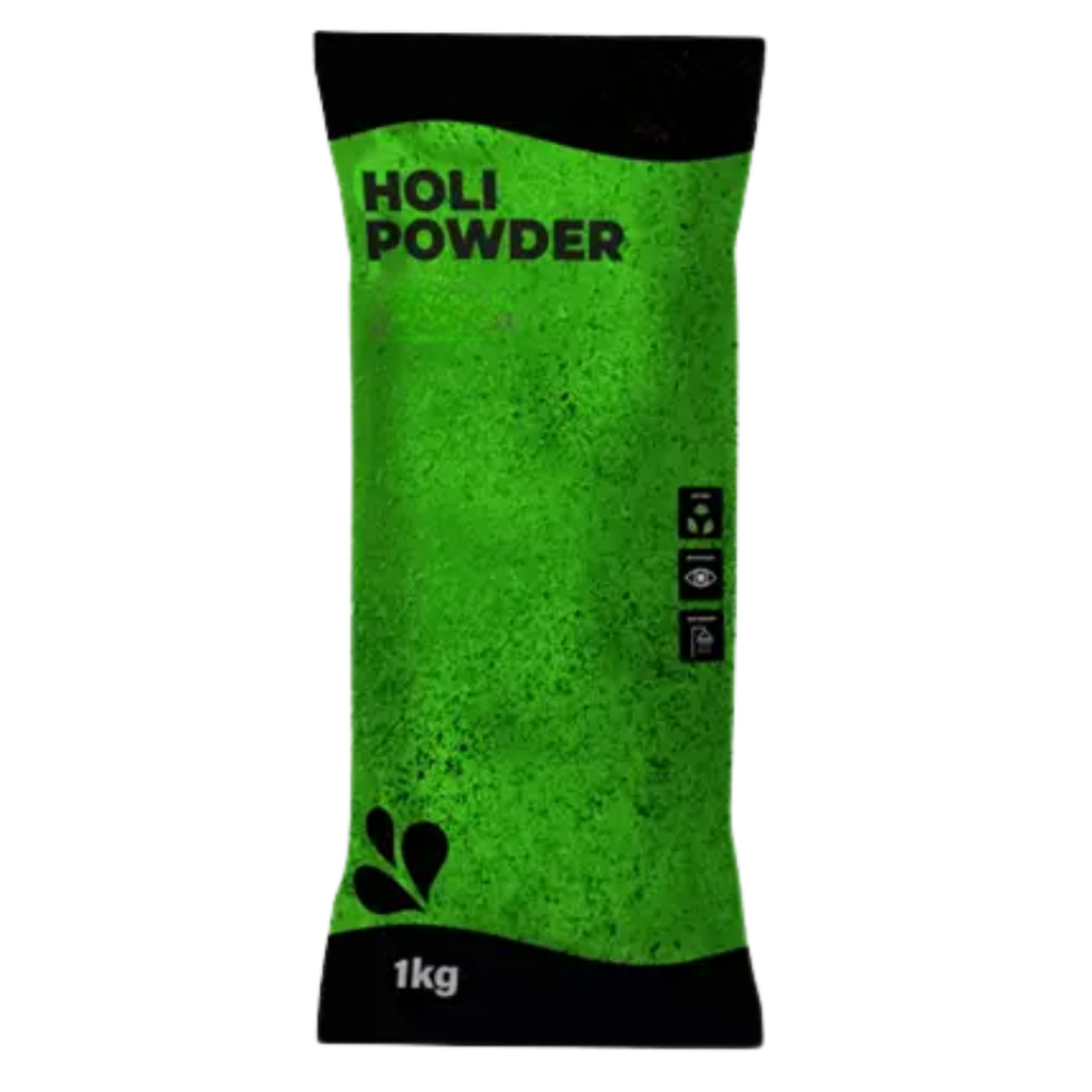 Groen Holi-poeder - Zakje van 1 kg