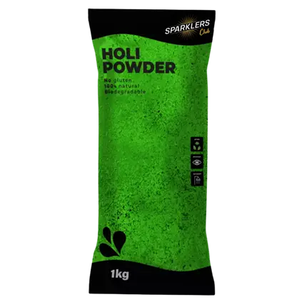 Groen Holi-poeder - Zakje van 1 kg