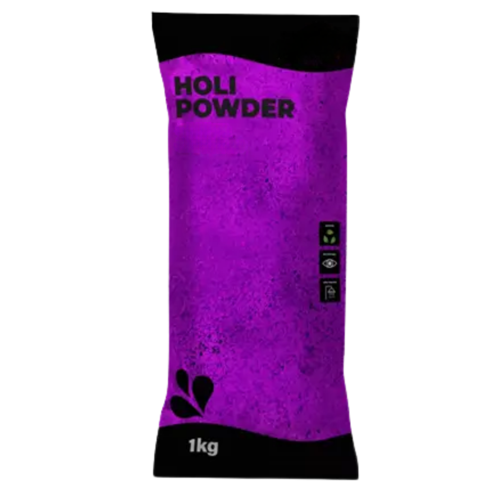 Holi-poeder, paars - Zakje van 1 kg