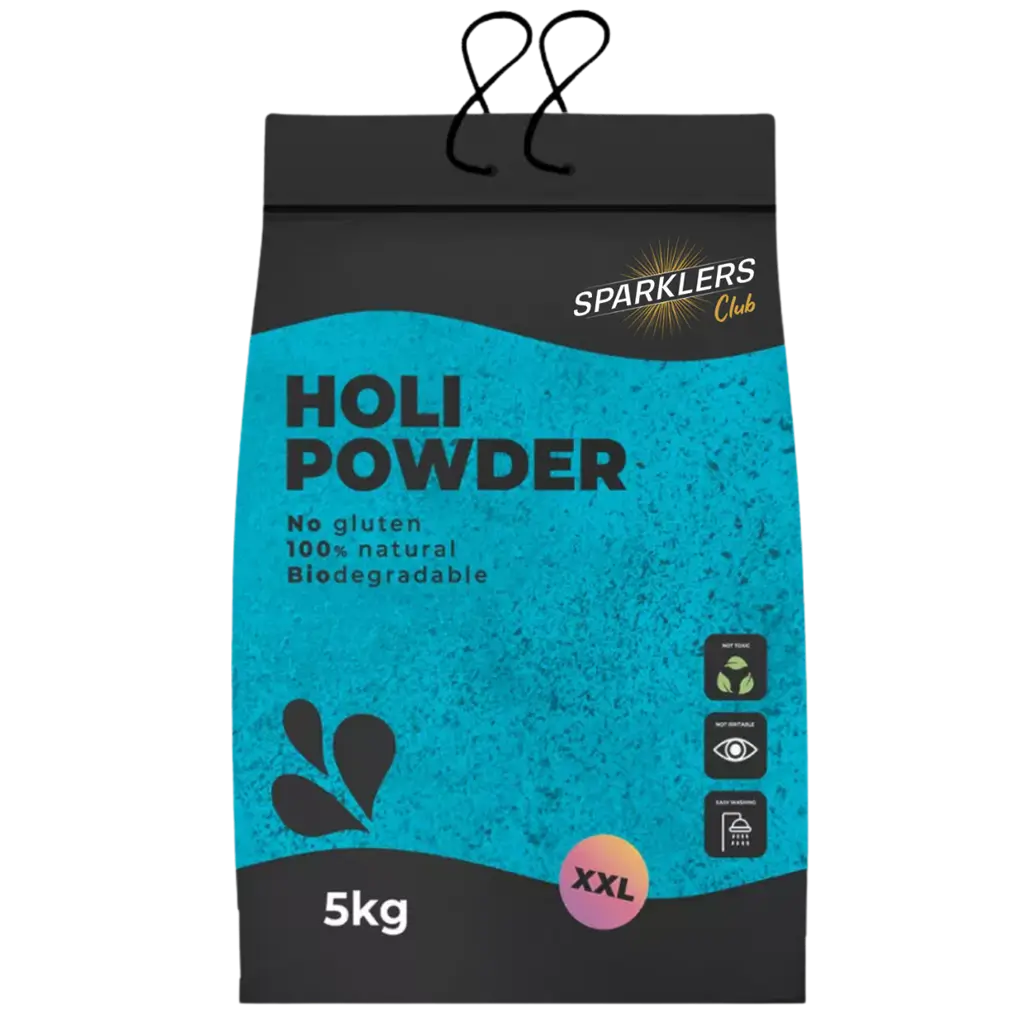 Holi-poeder BLAUW - Zak van 5 kg