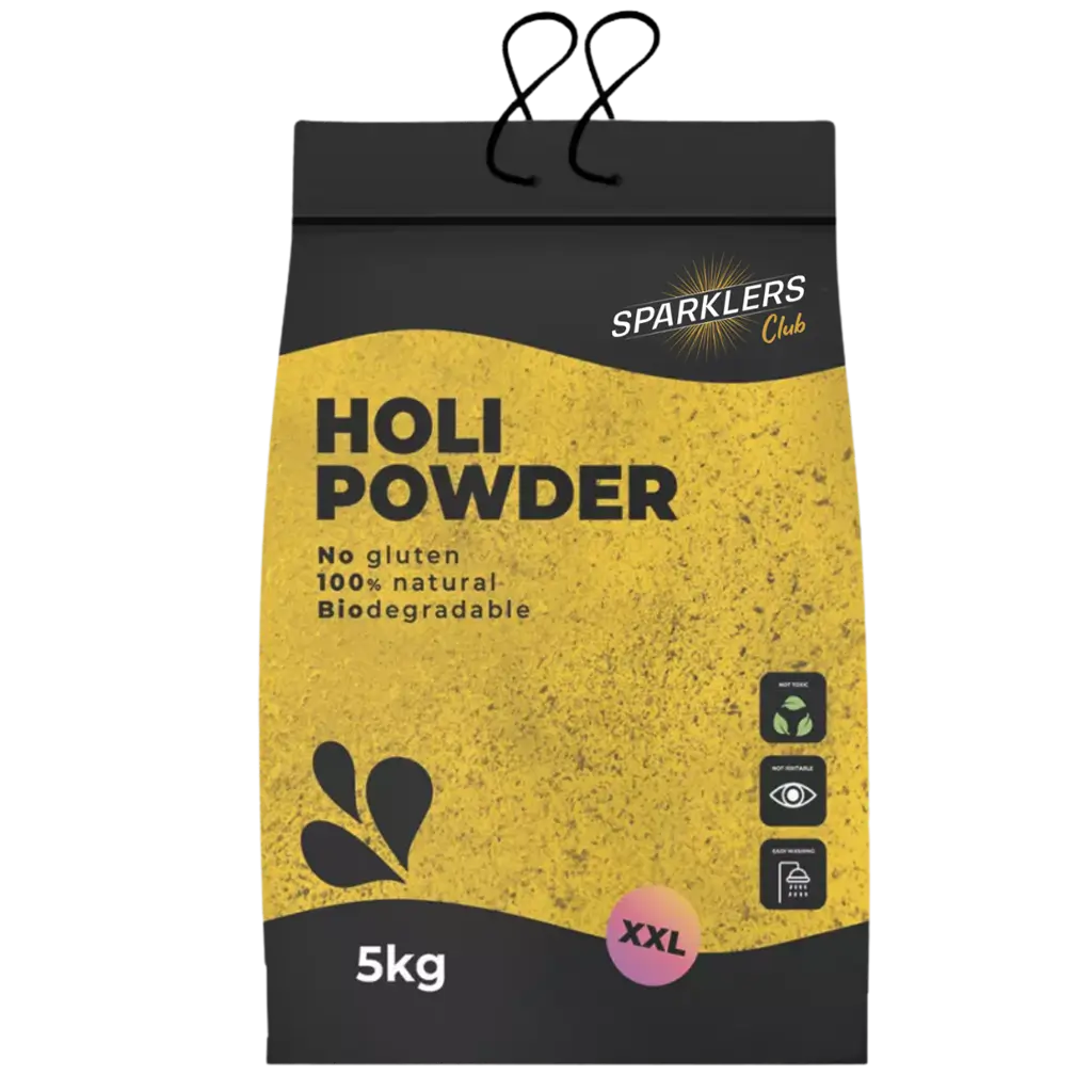 Holi-poeder GEEL - Zak van 5 kg