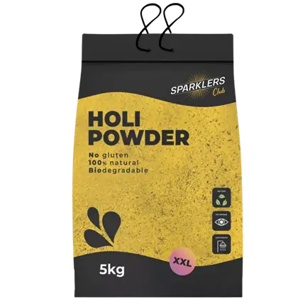 Holi-poeder GEEL - Zak van 5 kg