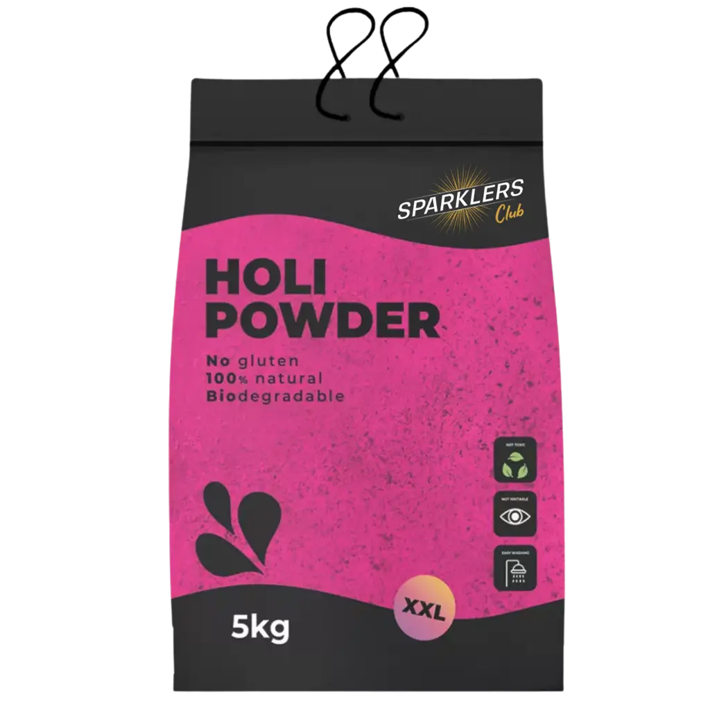 Holi-poeder ROZE – Zak van 5 kg