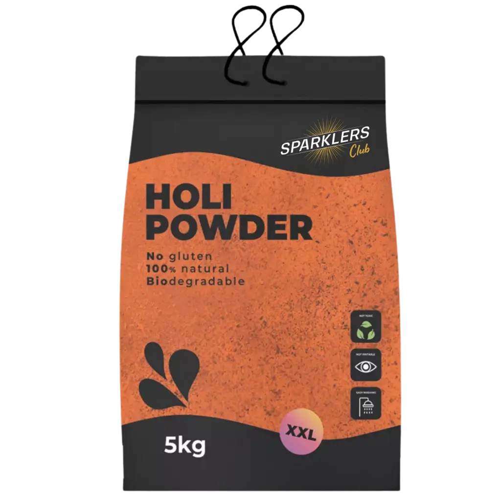 Holi-poeder ORANJE - Zak van 5 kg