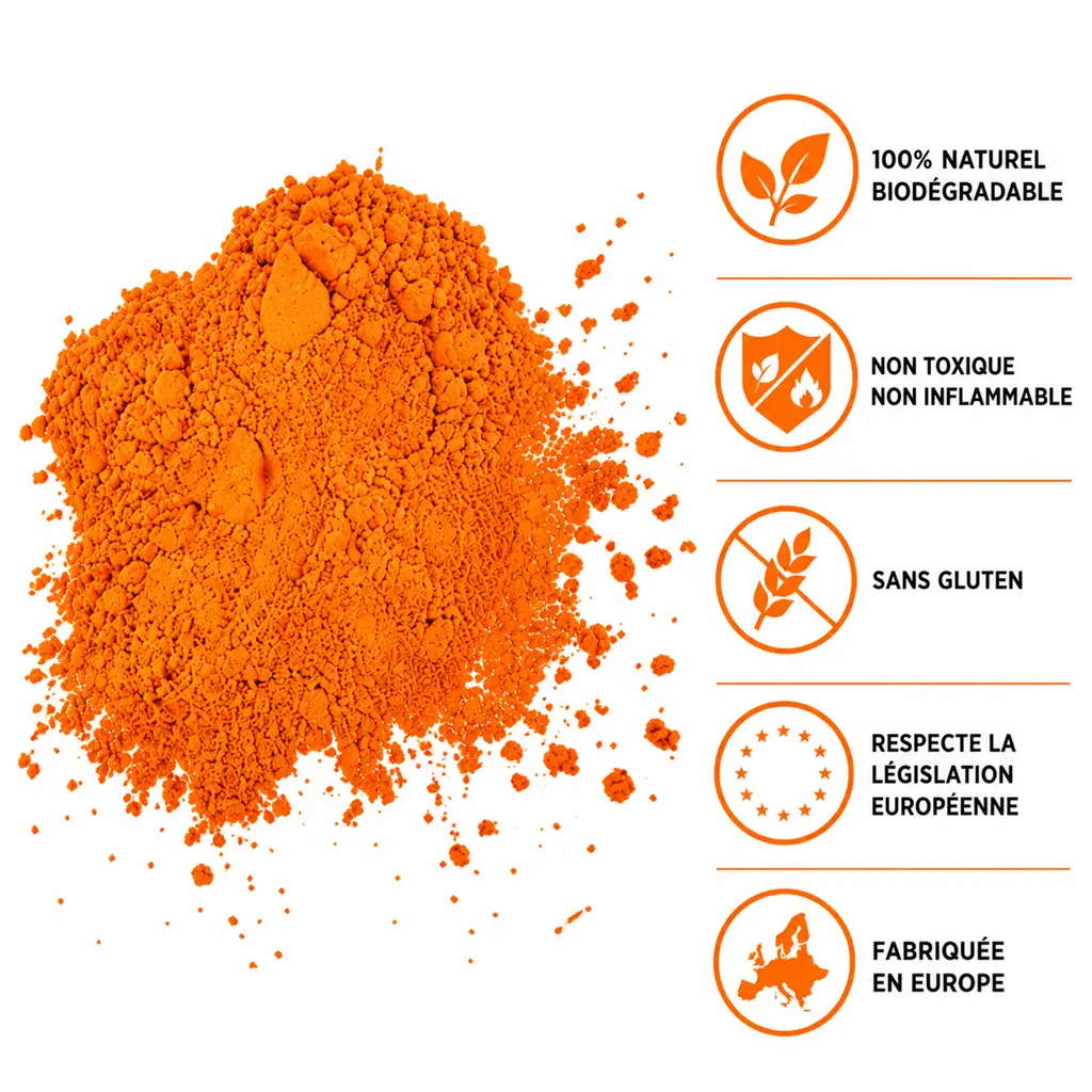 Holi-poeder ORANJE - Zak van 5 kg