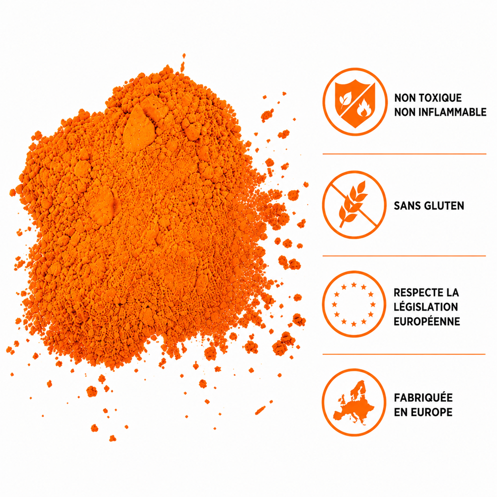 Holi-poeder ORANJE - Zak van 5 kg