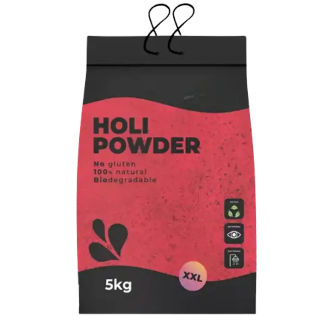 Holi-poeder ROOD - Zak van 5 kg