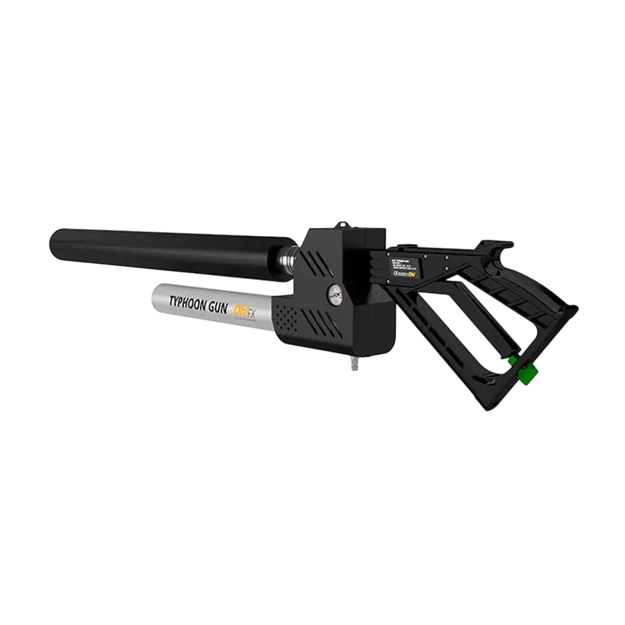 OhFx® TYPHOON GUN - Pistool voor T-shirts, confetti en Holi-poeder