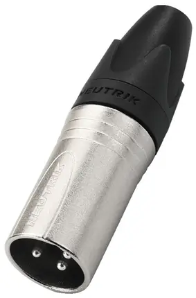 XLR-stekker, 3-polig - Merk: Neutrik®