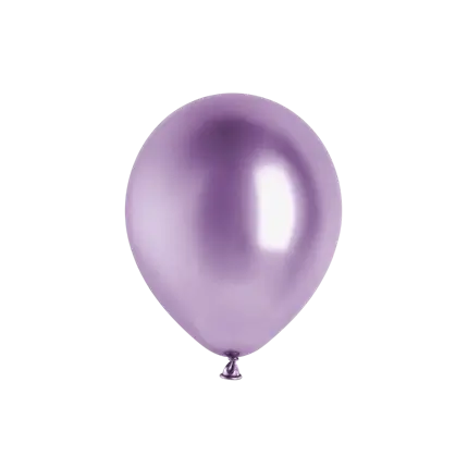 Set van 10 glanzende paarse metallic ballonnen