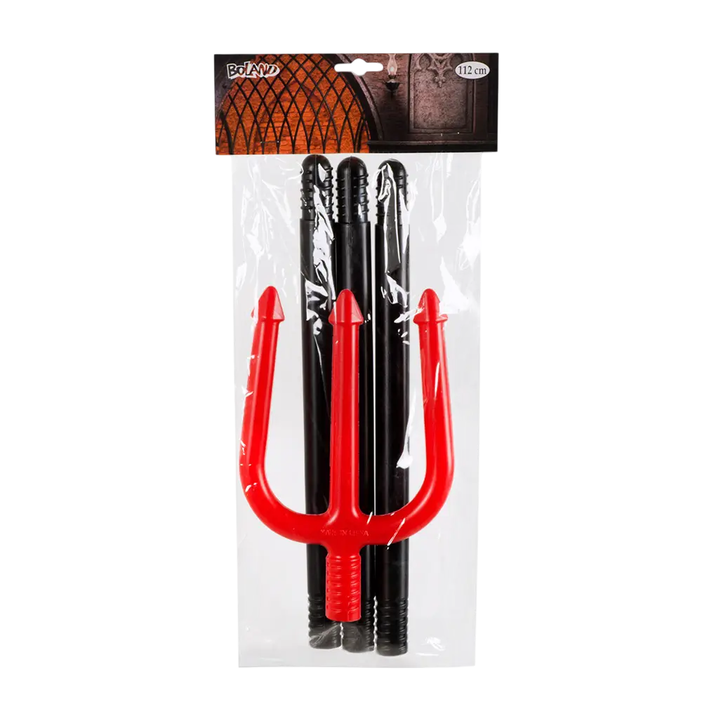 Duivelsdrietand 112 cm – Halloween-kostuumaccessoire