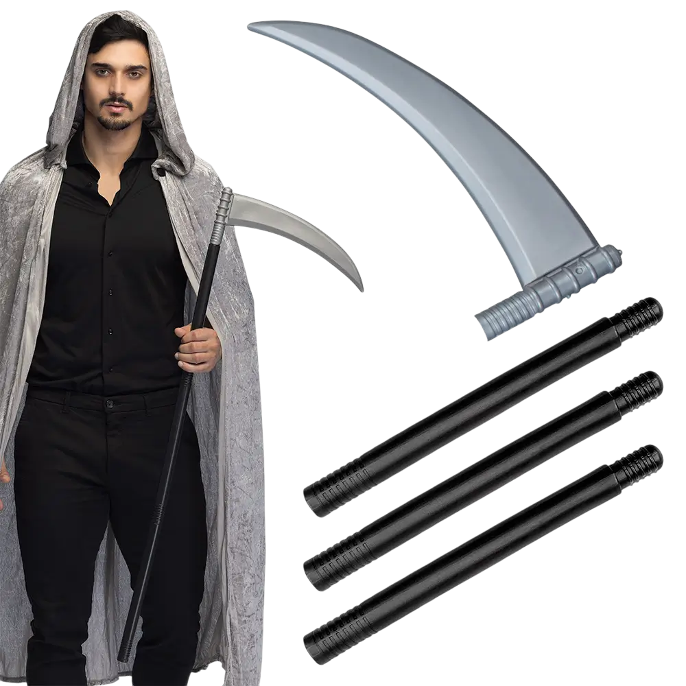 Sikkel van de Maaimachine 101 cm – Halloween-accessoire