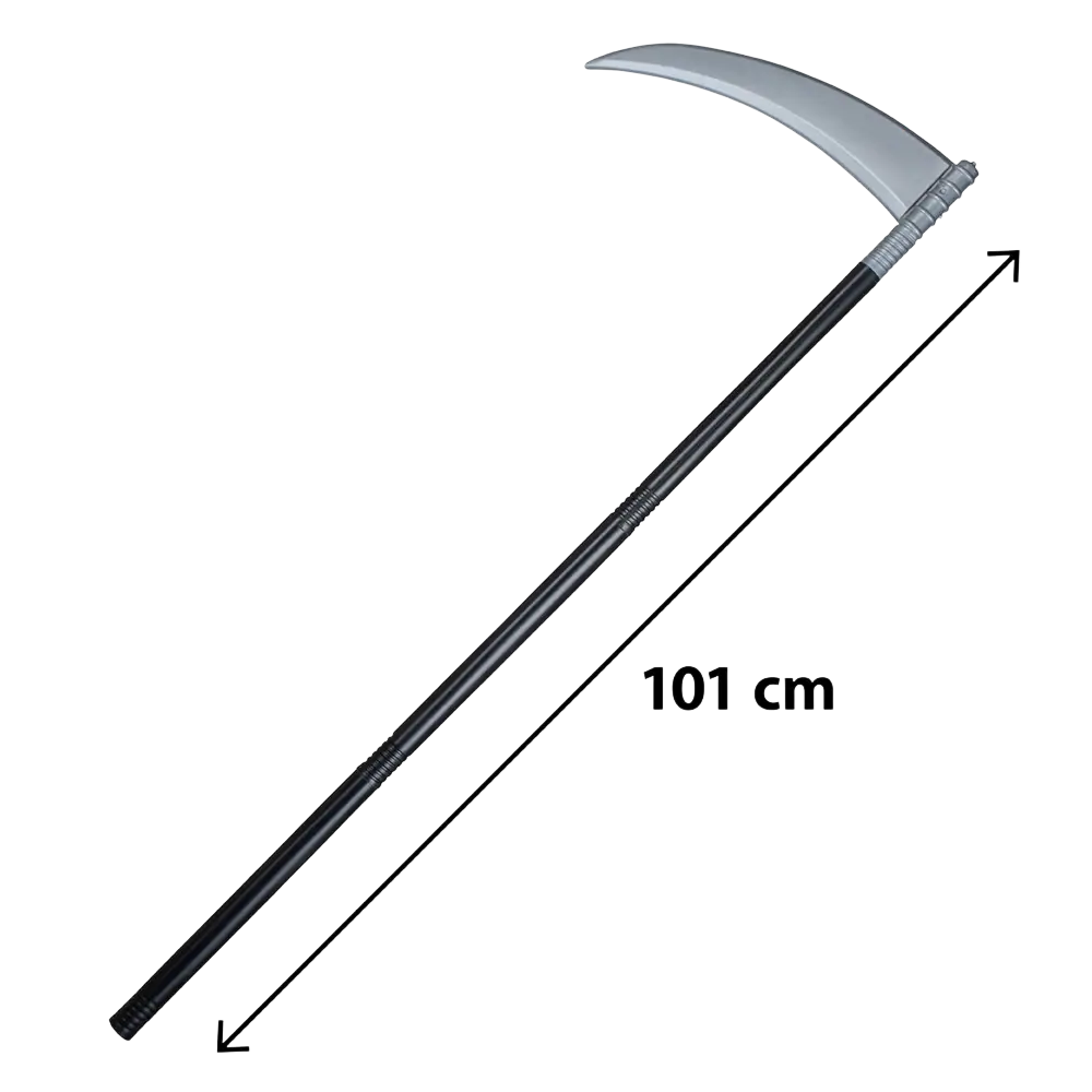 Sikkel van de Maaimachine 101 cm – Halloween-accessoire