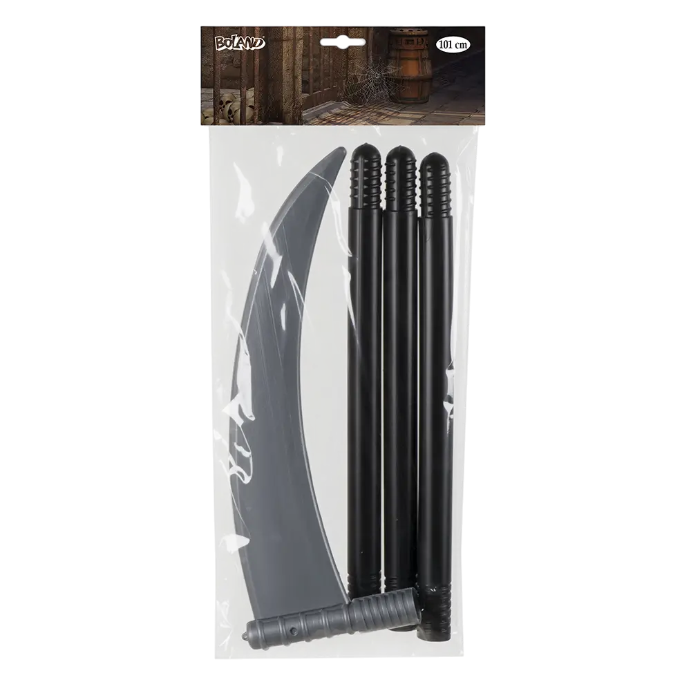 Sikkel van de Maaimachine 101 cm – Halloween-accessoire