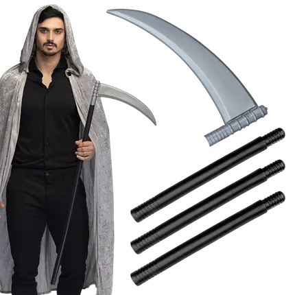 Sikkel van de Maaimachine 101 cm – Halloween-accessoire