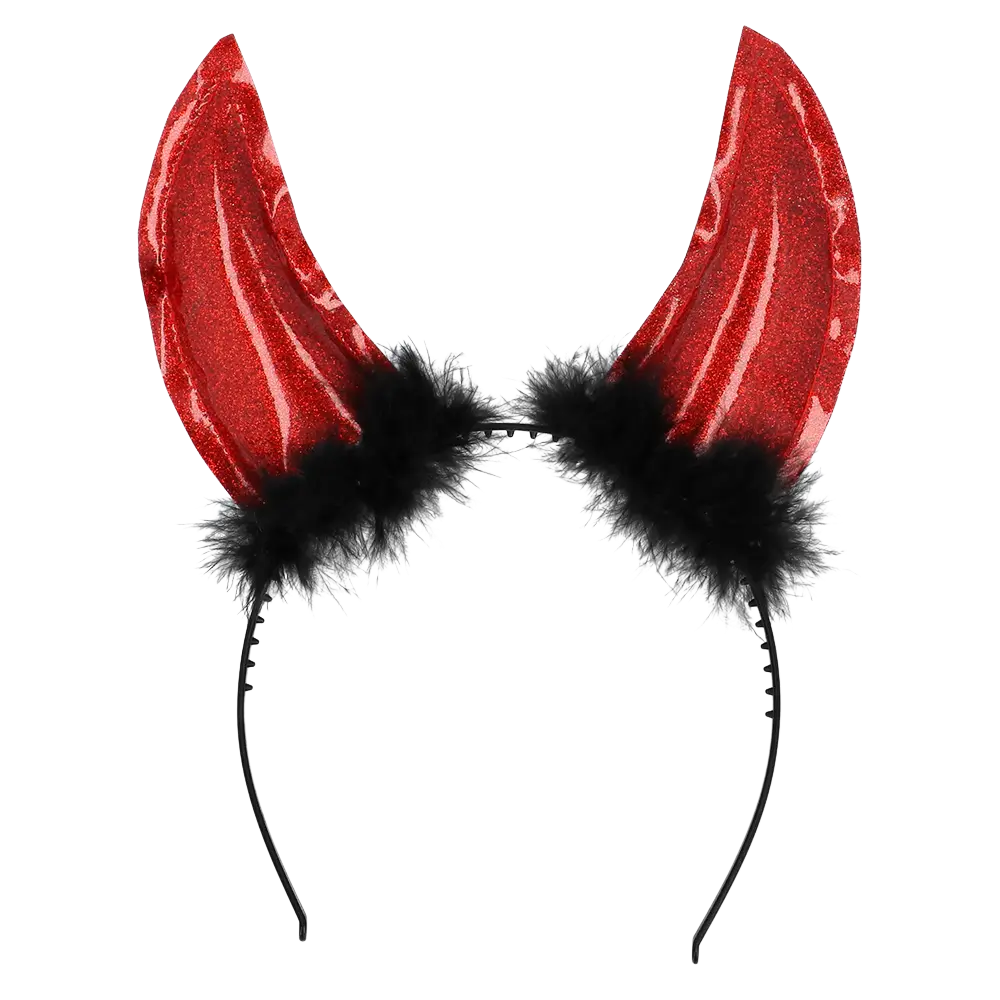 Rode Diablesse-hoofdband – Duivelshoorns voor Halloween