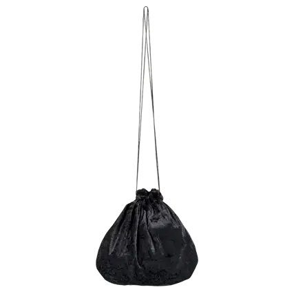 Zwarte piratentas 24 x 25 cm – Kostuumtas