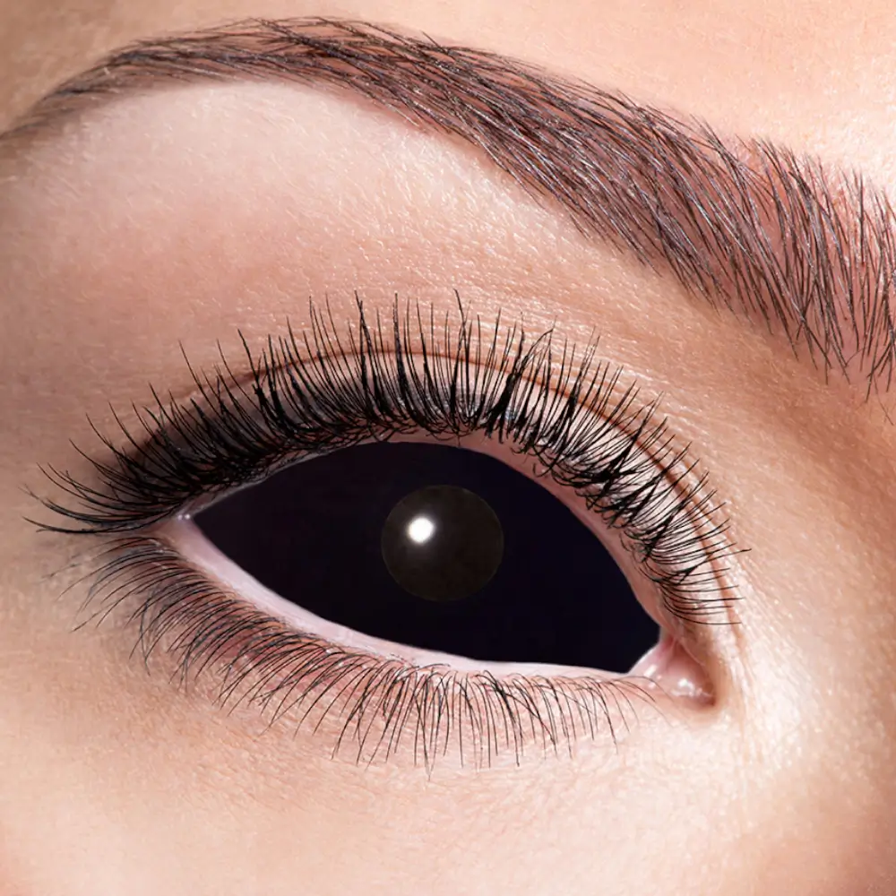 Zwarte contactlenzen voor ondoden – Halloween-contactlenzen
