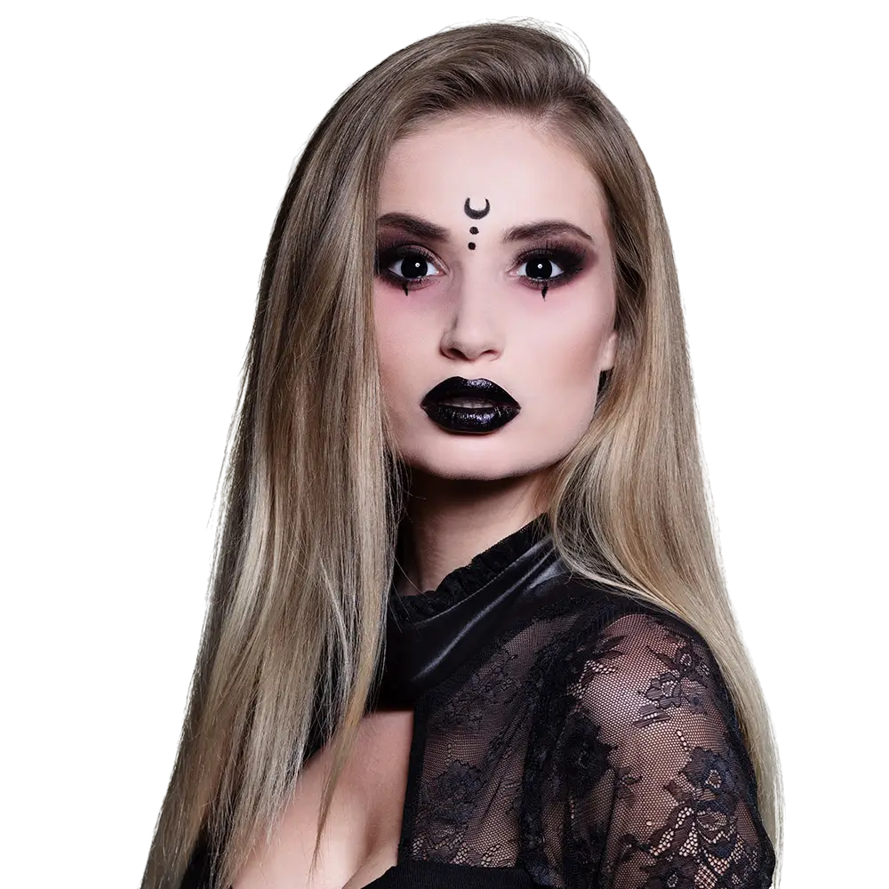 Zwarte heksenlenzen – Halloween-lenzen