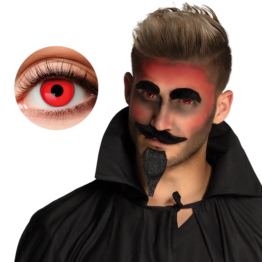 Rode duivellenzen – Halloween-lenzen