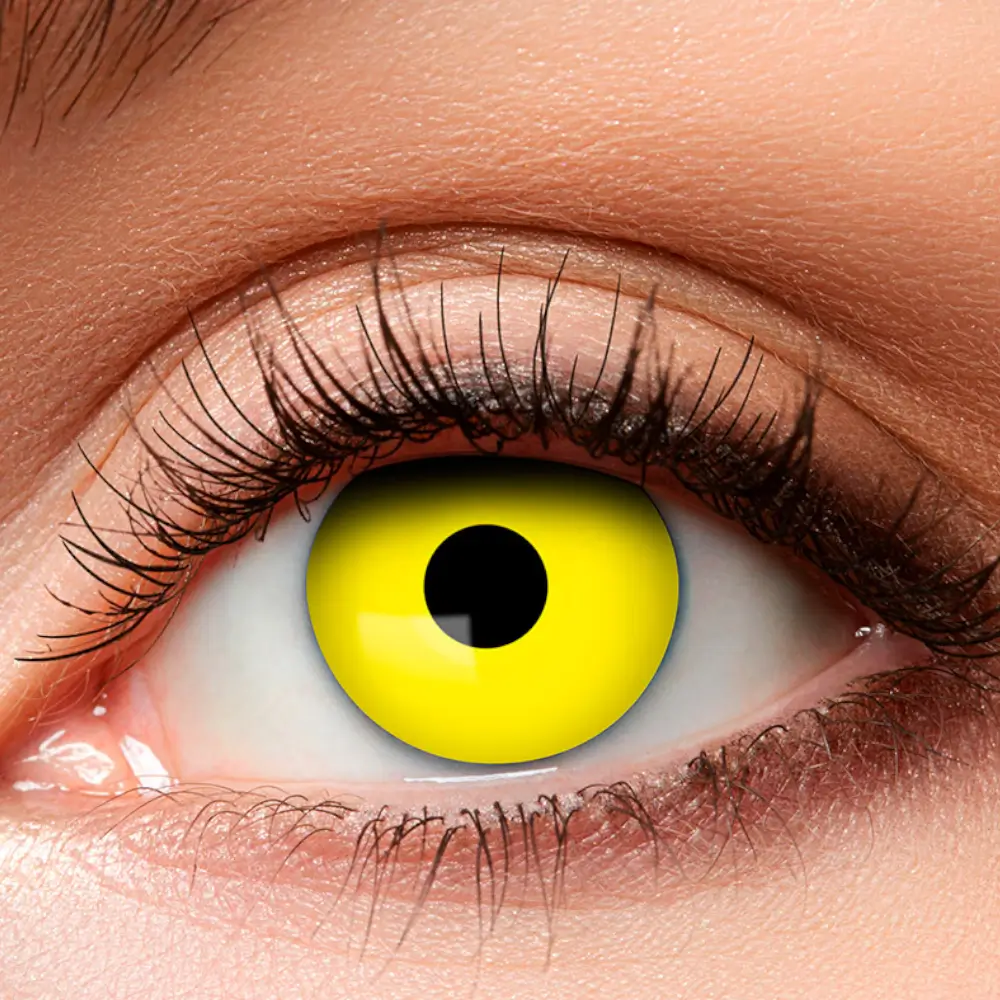 Contactlenzen met ravenblauwe ogen – Halloween-contactlenzen