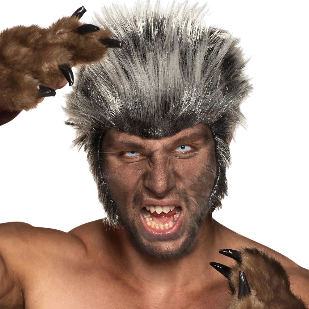 Blauwe weerwolf-contactlenzen – Halloween-contactlenzen