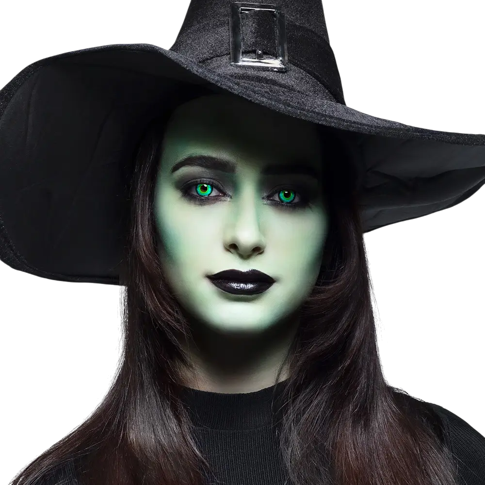 Groene heksenlenzen – Halloween-lenzen