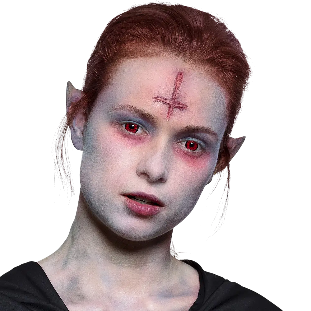 Rode vampierlenzen – Halloween-lenzen