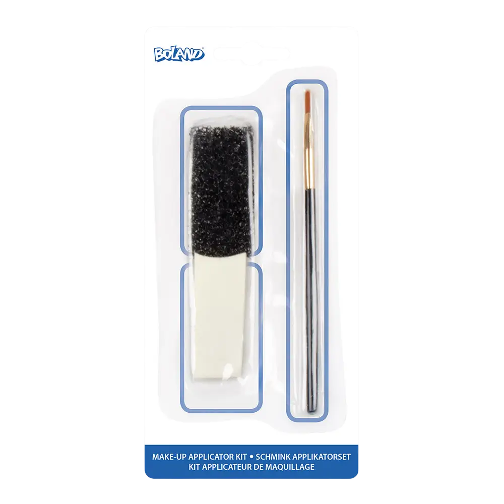 Set met make-upkwast en -spons – Halloween-accessoires