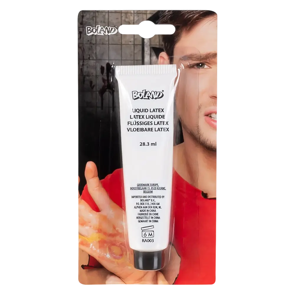 Vloeibare latex 28 ml – Make-up voor speciale effecten voor Halloween