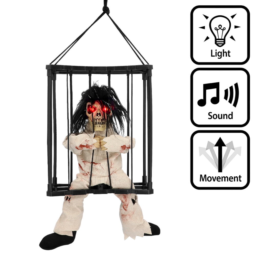 Hangend spookfiguur 28 x 23 x 9,5 cm – Halloween-decoratie