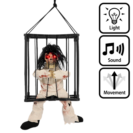 Hangend spookfiguur 28 x 23 x 9,5 cm – Halloween-decoratie