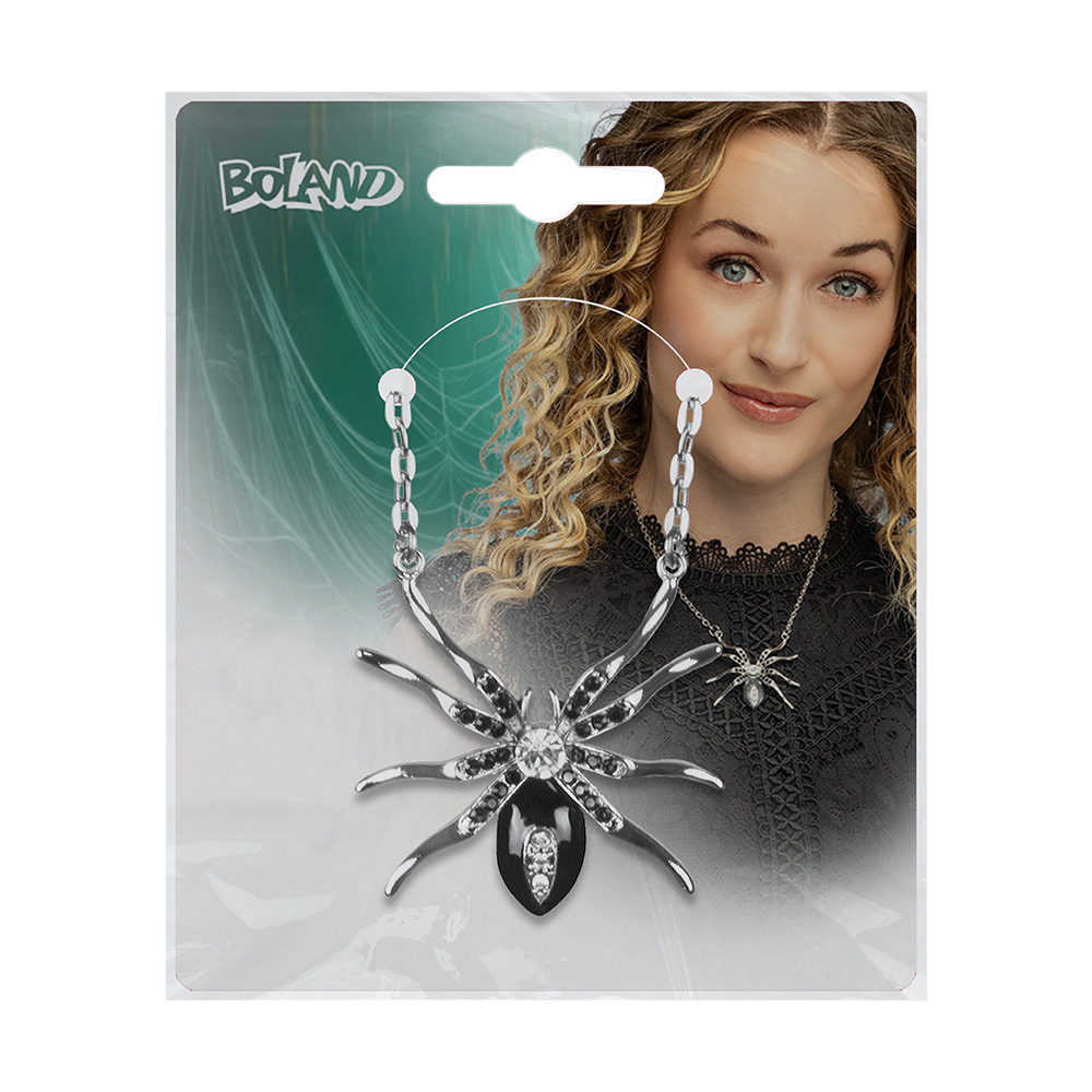 Black Widow-spinnenketting – Halloween-sieraad