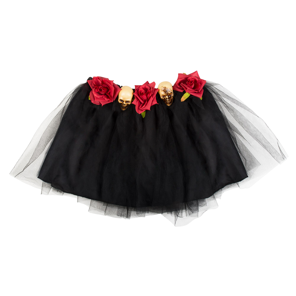Zwarte tutu met doodskop – Día de los Muertos – Dag van de Doden