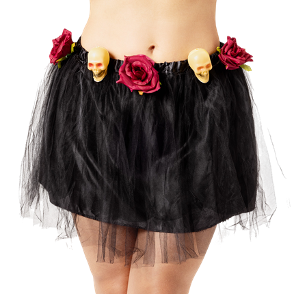 Zwarte tutu met doodskop – Día de los Muertos – Dag van de Doden