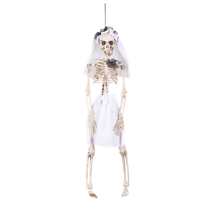 Hangend bruidskelet van 40 cm – Halloween-decoratie