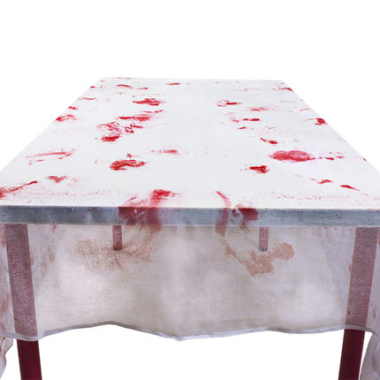 Bloedvlekken op tafelkleed met bloedsporen 150 x 180 cm – Halloween
