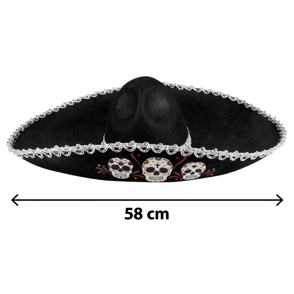Sombrero met doodskop – Dia de los Muertos – Dag van de Doden